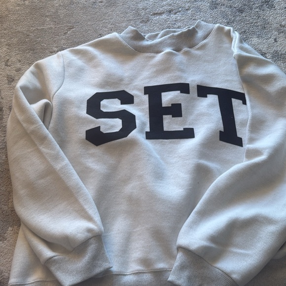 Set active X PARKE collab mock neck reversible sweatshirt L/XL - Picture 7 of 8